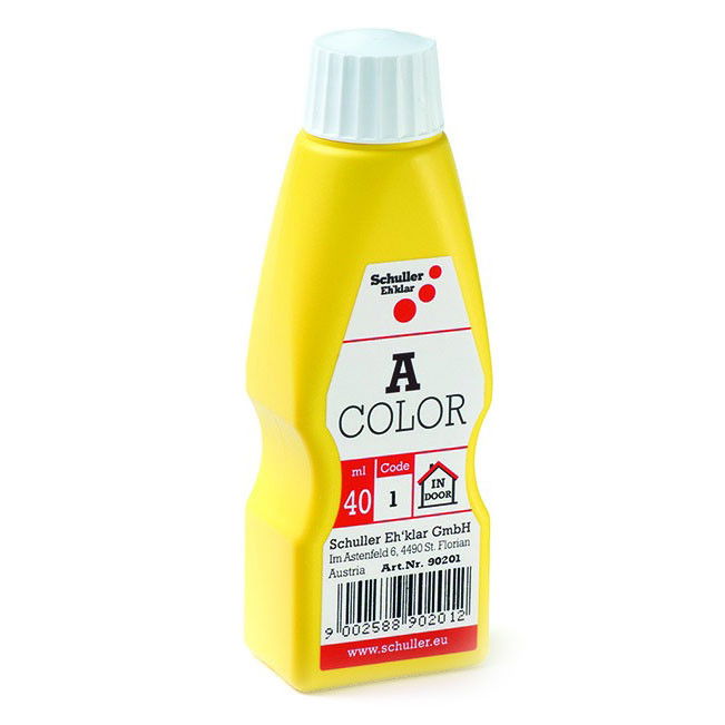 Schuller A-COLOR szintetikus, szerves színező, 40 ml, napsárga termék fő termékképe