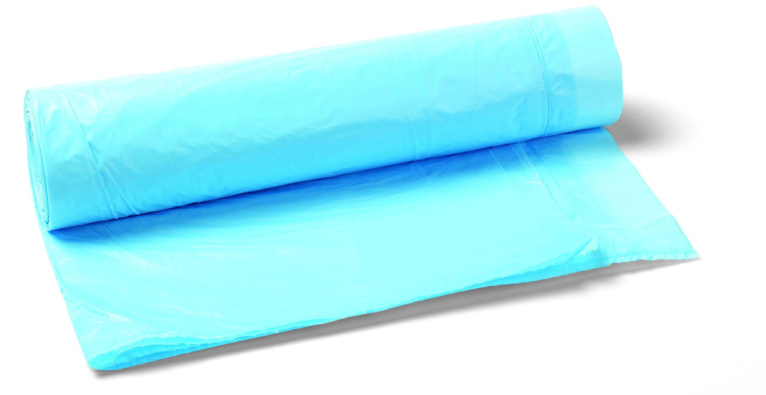 Schuller SATO 110 összehúzható hulladékzsák, 70x100 cm, 110 liter, 30 my, világoskék, 10 db/tekercs termék fő termékképe