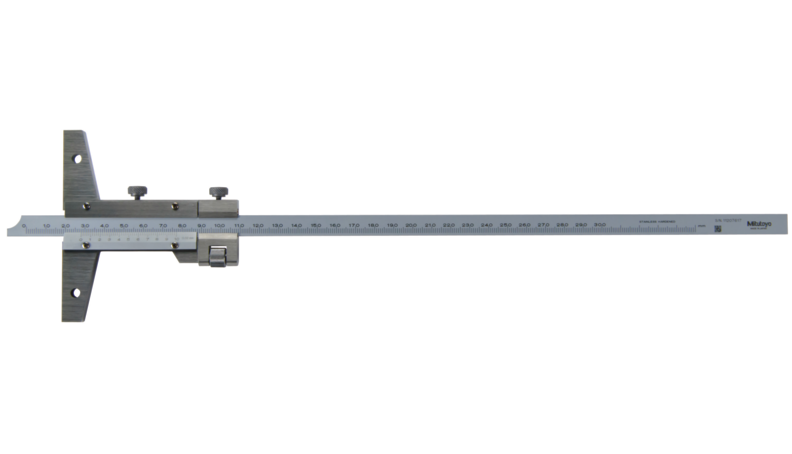 Mitutoyo Nóniuszos mélységmérő finomállítóval, 0-300 mm, 0.02 mm (527-103) termék fő termékképe