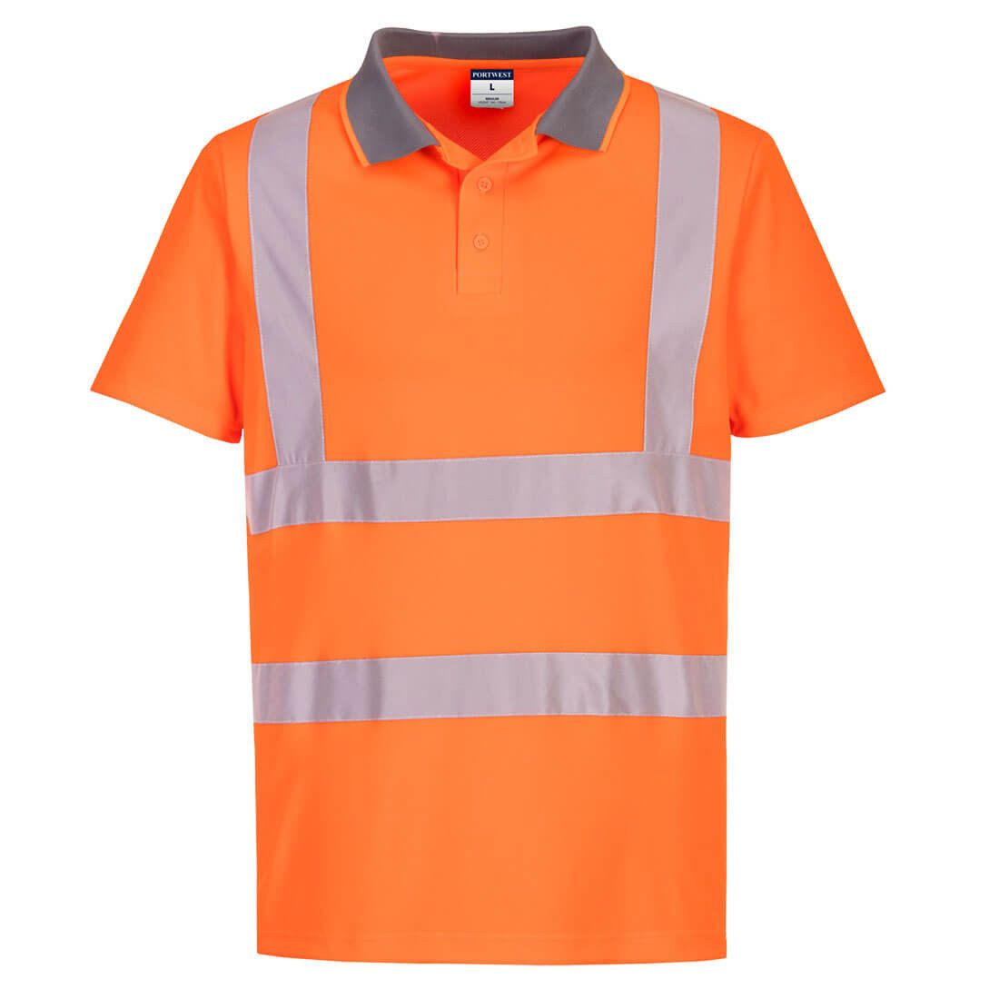 Portwest EC10 - Eco Hi-Vis pólóing S/S, narancs termék fő termékképe