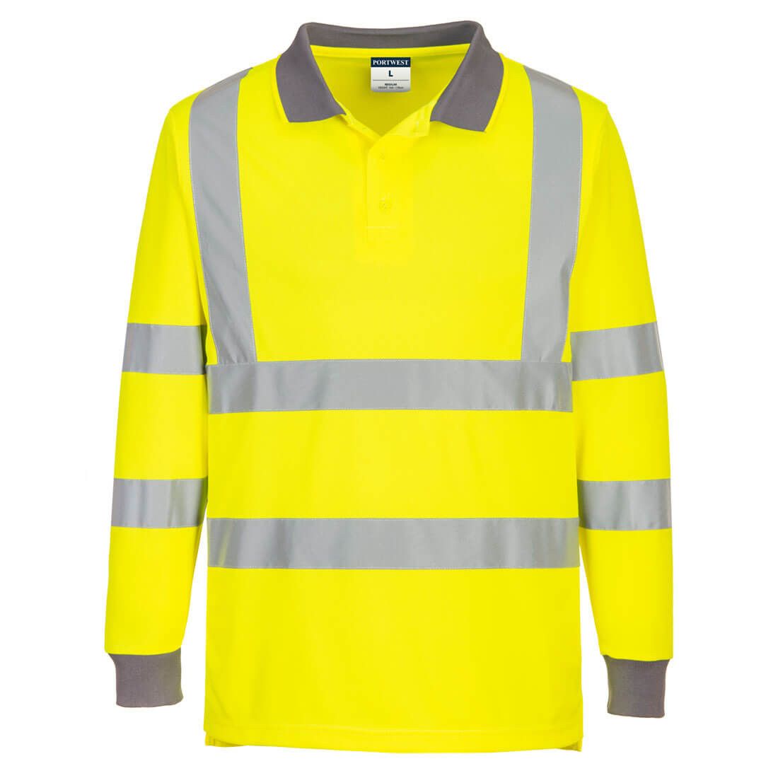 Portwest EC11 - Eco Hi-Vis hosszúujjú pólóing, sárga termék fő termékképe