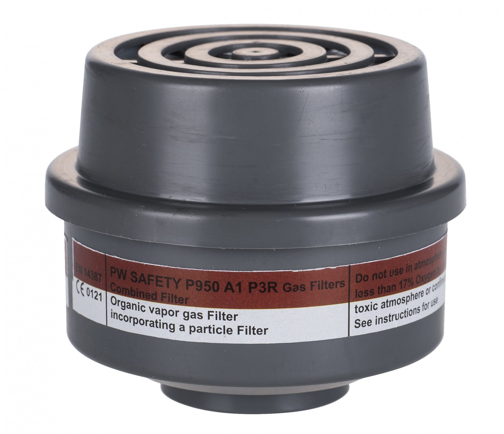 Portwest P950 - A1P3 kombinált szűrő menetes csatlakozással termék fő termékképe