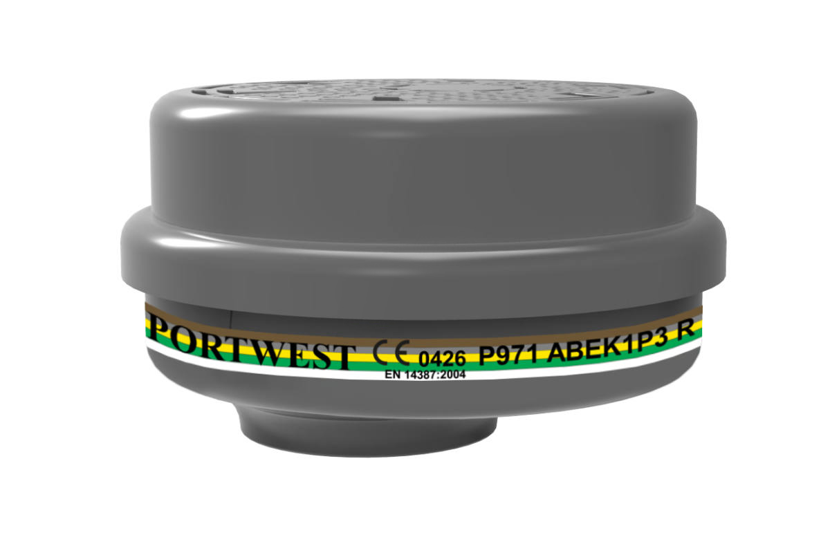 Portwest P971 - ABEK1P3 kombinált szűrő bajonett csatlakozással termék fő termékképe