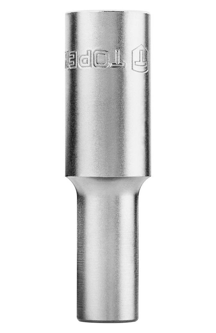 Topex 38D761 1/2"-os hosszú dugókulcs fej, CrV acél, 6-lapú, 27 mm termék fő termékképe