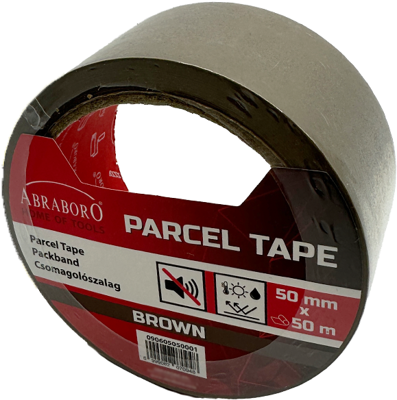Abraboro Csomagolószalag, barna, 50 mm x 50 m termék fő termékképe