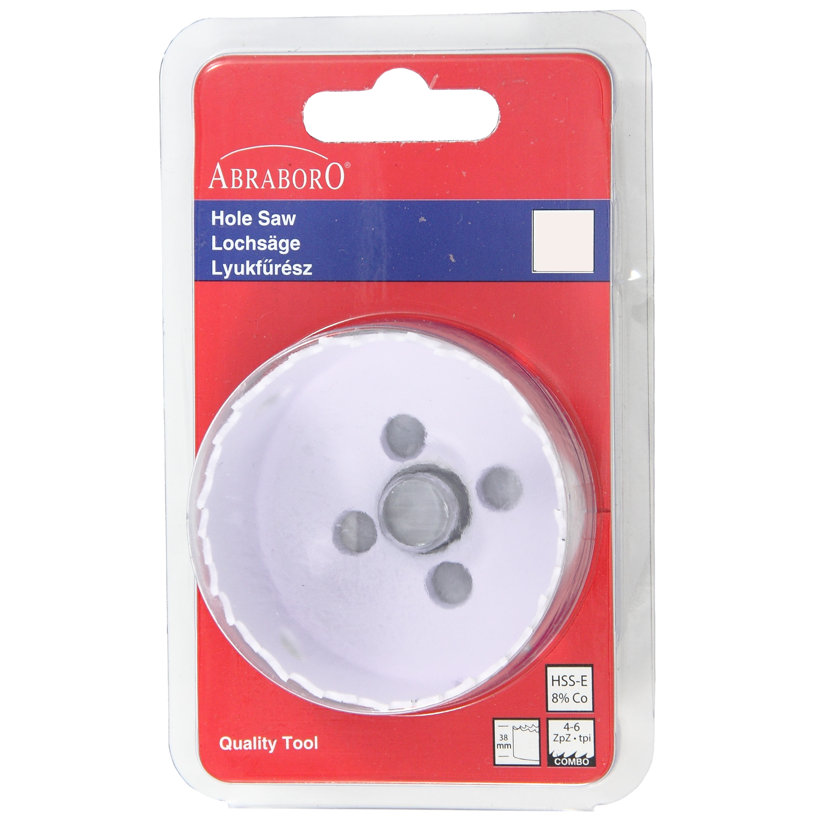 Abraboro 152 mm HSS-Co lyukfűrész termék fő termékképe