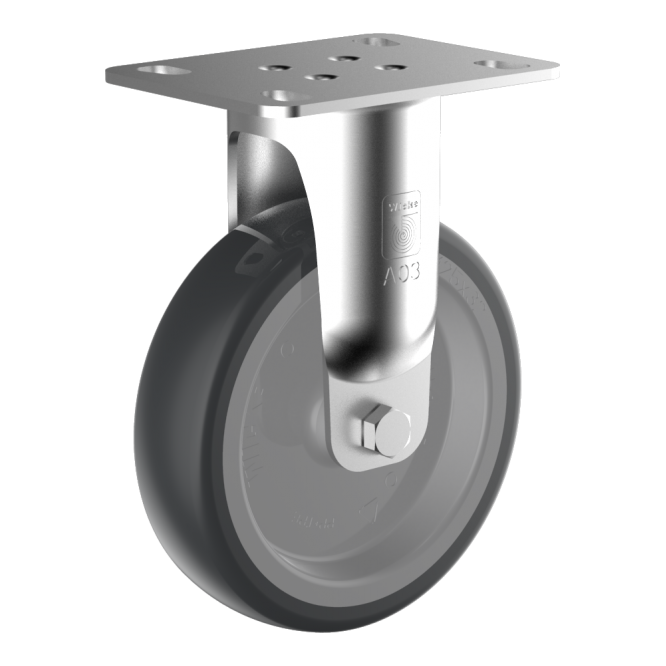 Demotech EP BAR 02/100/32G WICKE EP fixvillás készülékgörgő, Ø100 mm termék fő termékképe