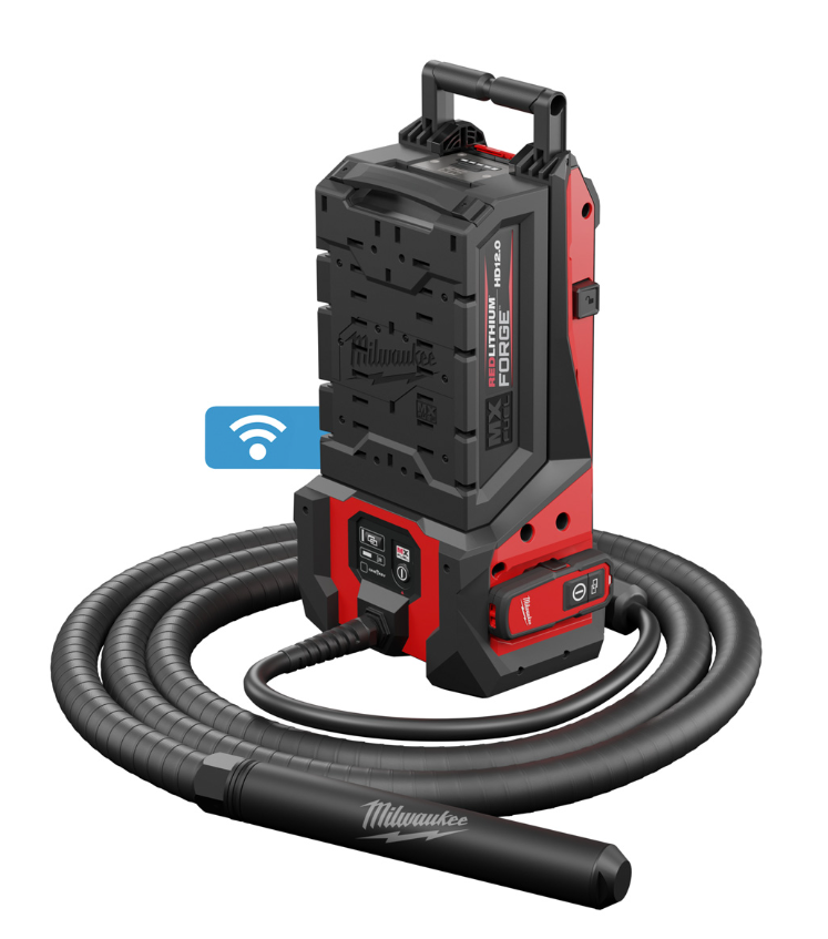 Milwaukee MXFCVHF-802 MX FUEL™ magas frekvenciájú betonvibrátor (2 x 8.0 Ah Li-ion akkuval) termék fő termékképe