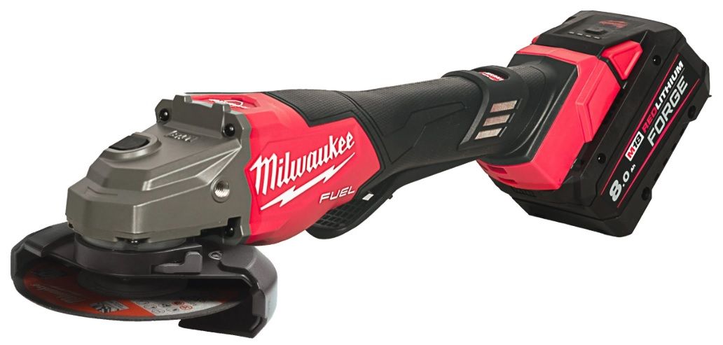 Milwaukee M18 FHSAGO125VXPDB2-802X FUEL™akkus sarokcsiszoló (2 x 8.0 Ah REDLITHIUM™ FORGE™ akkuval, Heavy Duty kofferben) termék fő termékképe