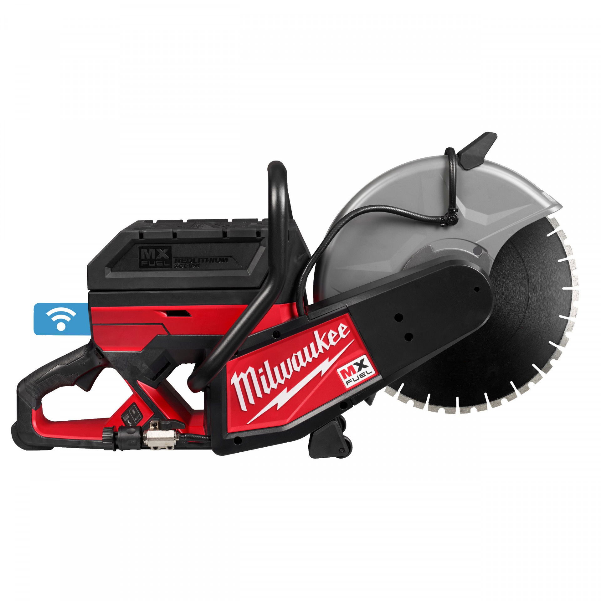 Milwaukee MXF COS350-602 MX FUEL™ ONE-KEY™ akkus szénkefe nélküli vasbetonvágó gép (2 x 6.0 Ah Li-ion akkuval) termék fő termékképe