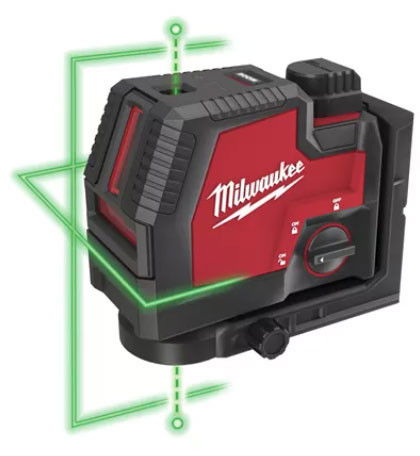 Milwaukee L4 CLLP-301C újratölthető 2-vonalas keresztvetítő és pontlézer, zöld termék fő termékképe