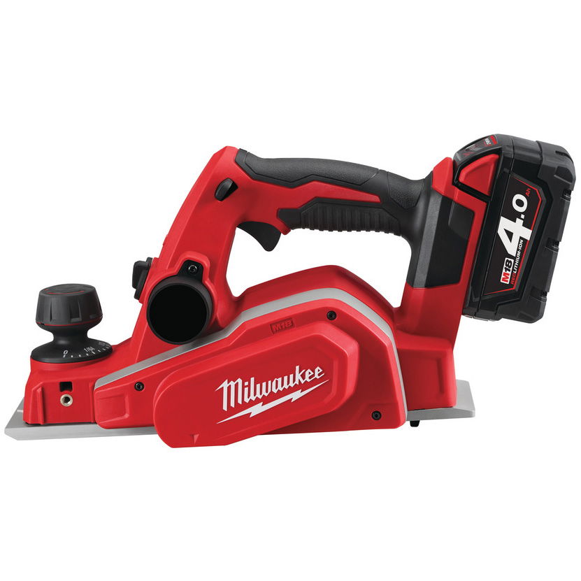 Milwaukee M18 BP-402C akkus gyalu (2 x 4.0 Ah Li-ion akkuval) termék fő termékképe