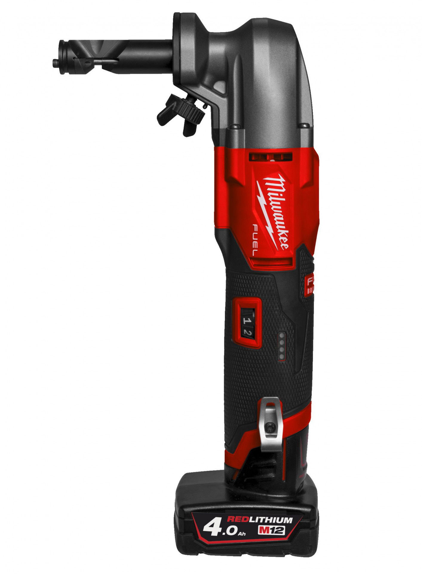 Milwaukee M12 FNB16-402X FUEL™ akkus folyamatos lemezlyukasztó (2 x 4.0 Ah Li-ion akkuval, Heavy Duty kofferben) termék fő termékképe