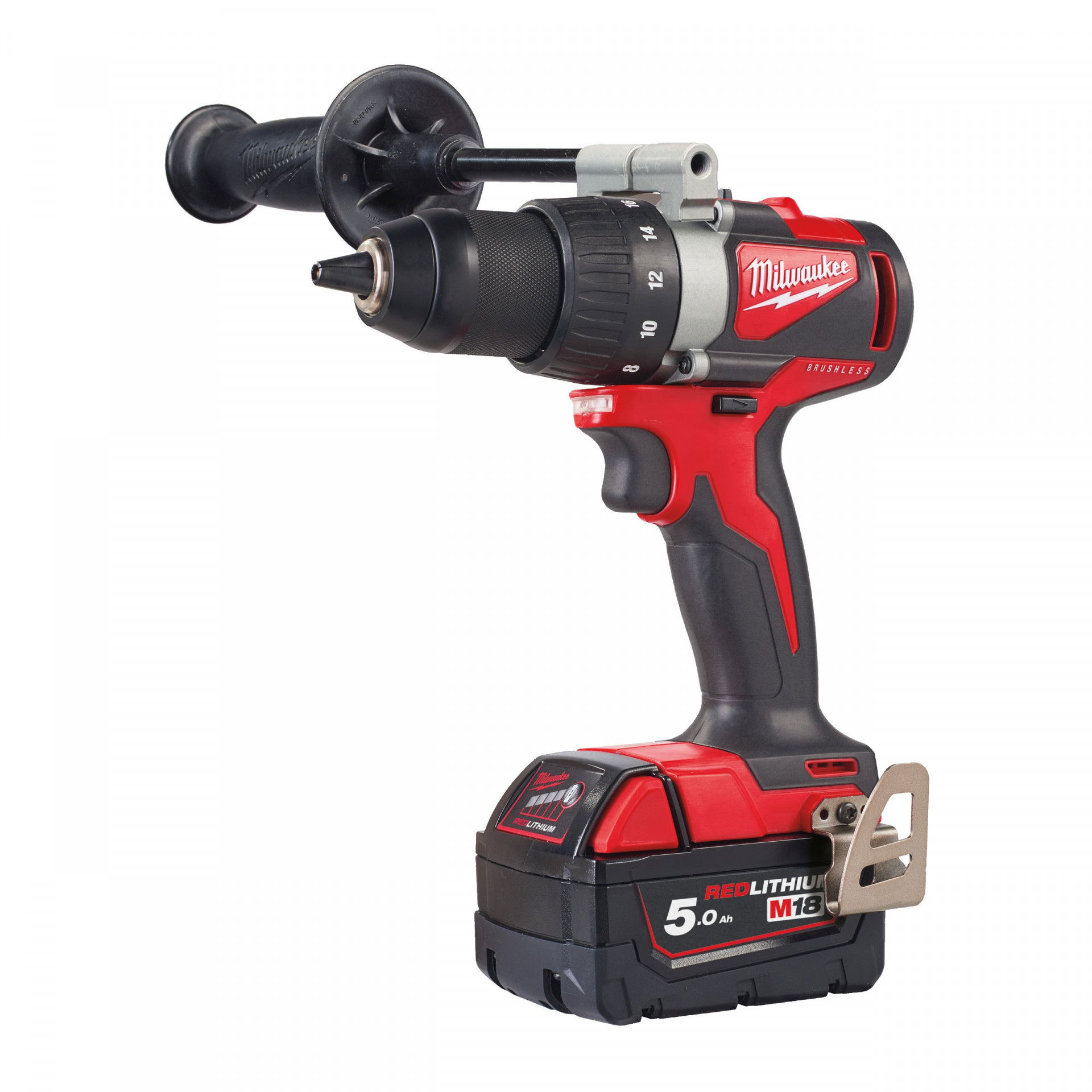 Milwaukee M18 BLDD2-502X akkus szénkefe nélküli fúró-csavarozó (2 x 5.0 Ah Li-ion akkuval)  (PROMO) termék fő termékképe