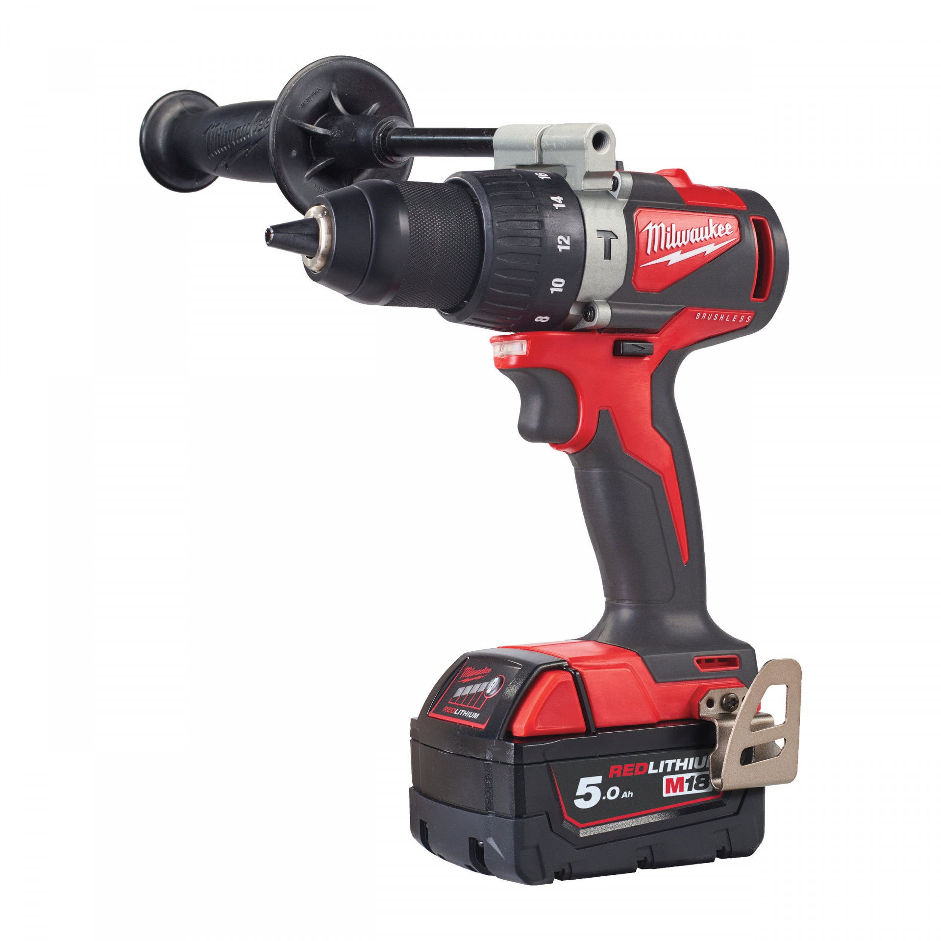 Milwaukee M18 BLPD2-502X akkus szénkefe nélküli ütvefúró-csavarozó (2 x 5.0 Ah Li-ion akkuval)  (PROMO) termék fő termékképe