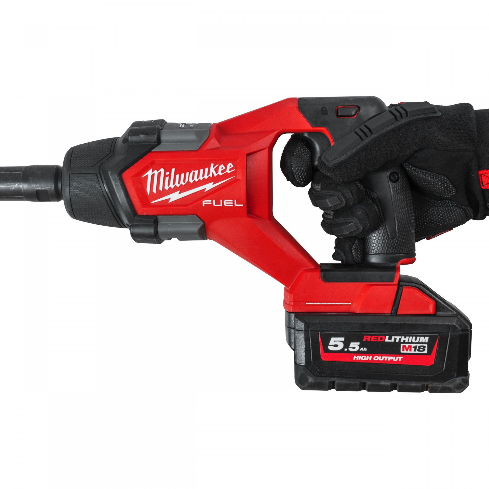 Milwaukee M18 FCVN12-551 FUEL™ akkus szénkefe nélküli tűvibrátor (1 x 5.5 Ah Li-ion akkuval) termék fő termékképe