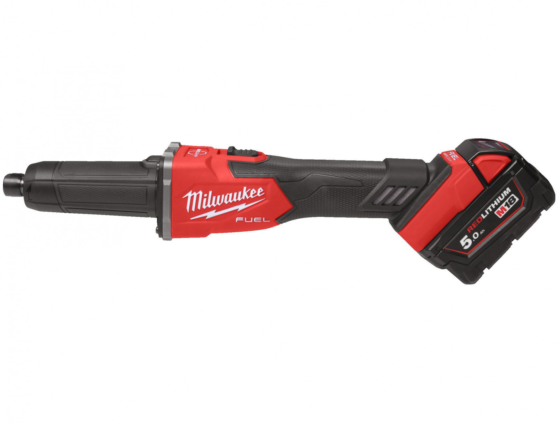 Milwaukee M18 FDGRB-502X FUEL™ akkus egyenes csiszoló (2 x 5.0 Ah Li-ion akkuval, Heavy Duty kofferben)  (PROMO) termék fő termékképe