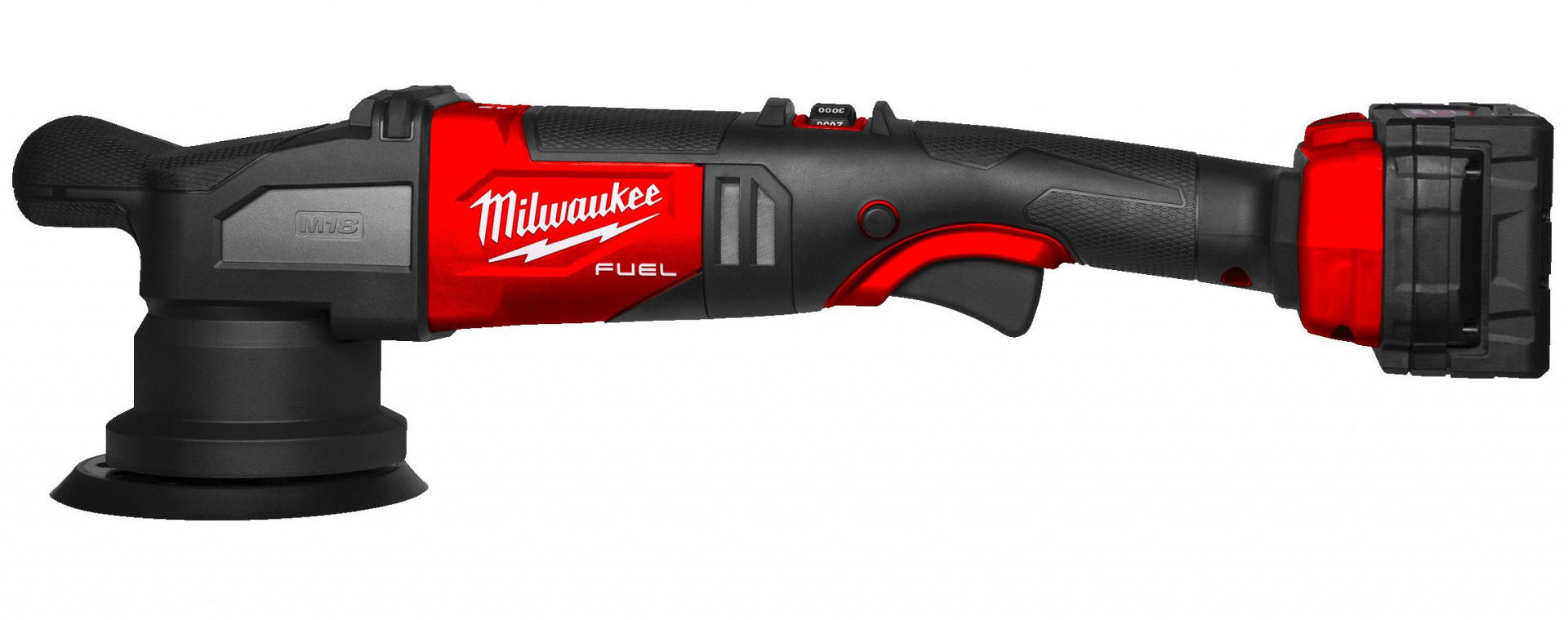 Milwaukee M18 FROP15-502X FUEL™ akkus szénkefe nélküli excenteres polírozó (2 x 5.0 Ah Li-ion akkuval) termék fő termékképe