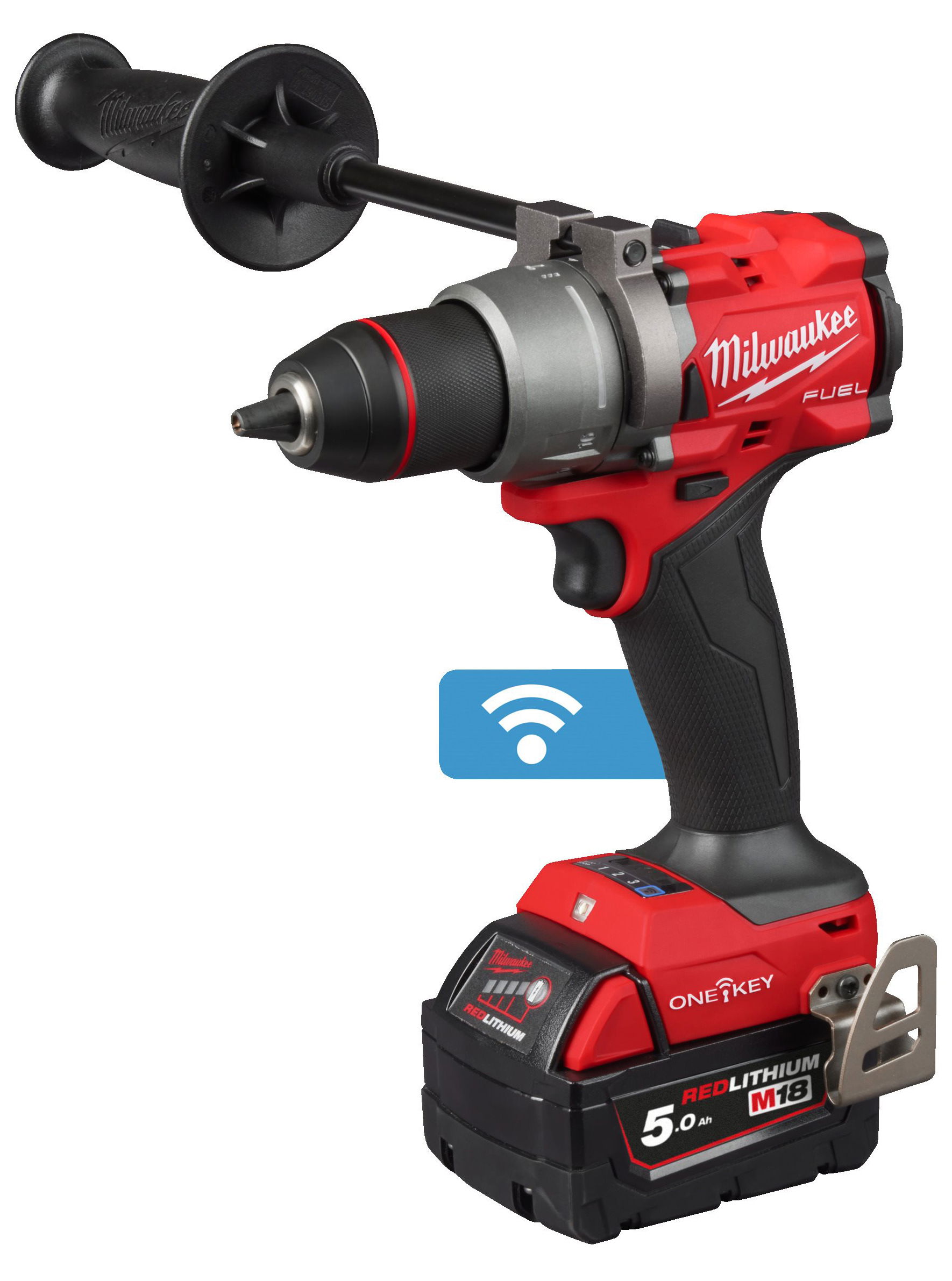 Milwaukee M18 ONEDD3-502X akkus ONE-KEY™ FUEL™ szénkefe nélküli fúró-csavarozó (2 x 5.0 Ah Li-ion akkuval) (PROMO) termék fő termékképe