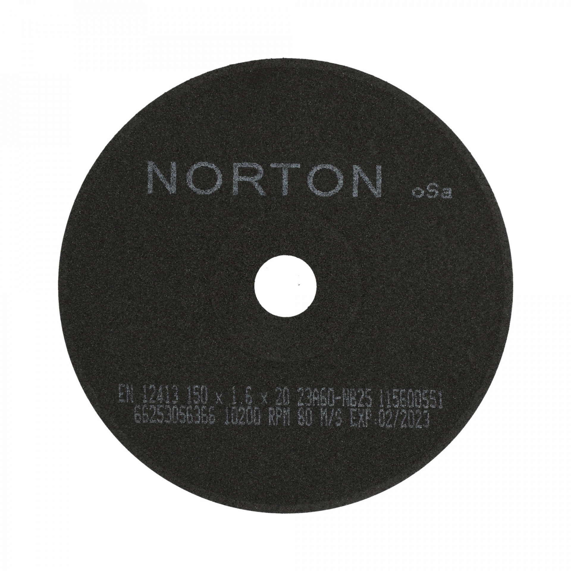 Norton Preciziós gépipari erősítés nélküli vágókorong 150x1,6x20 mm U57A 60 Q B25, 25 db/csomag termék fő termékképe