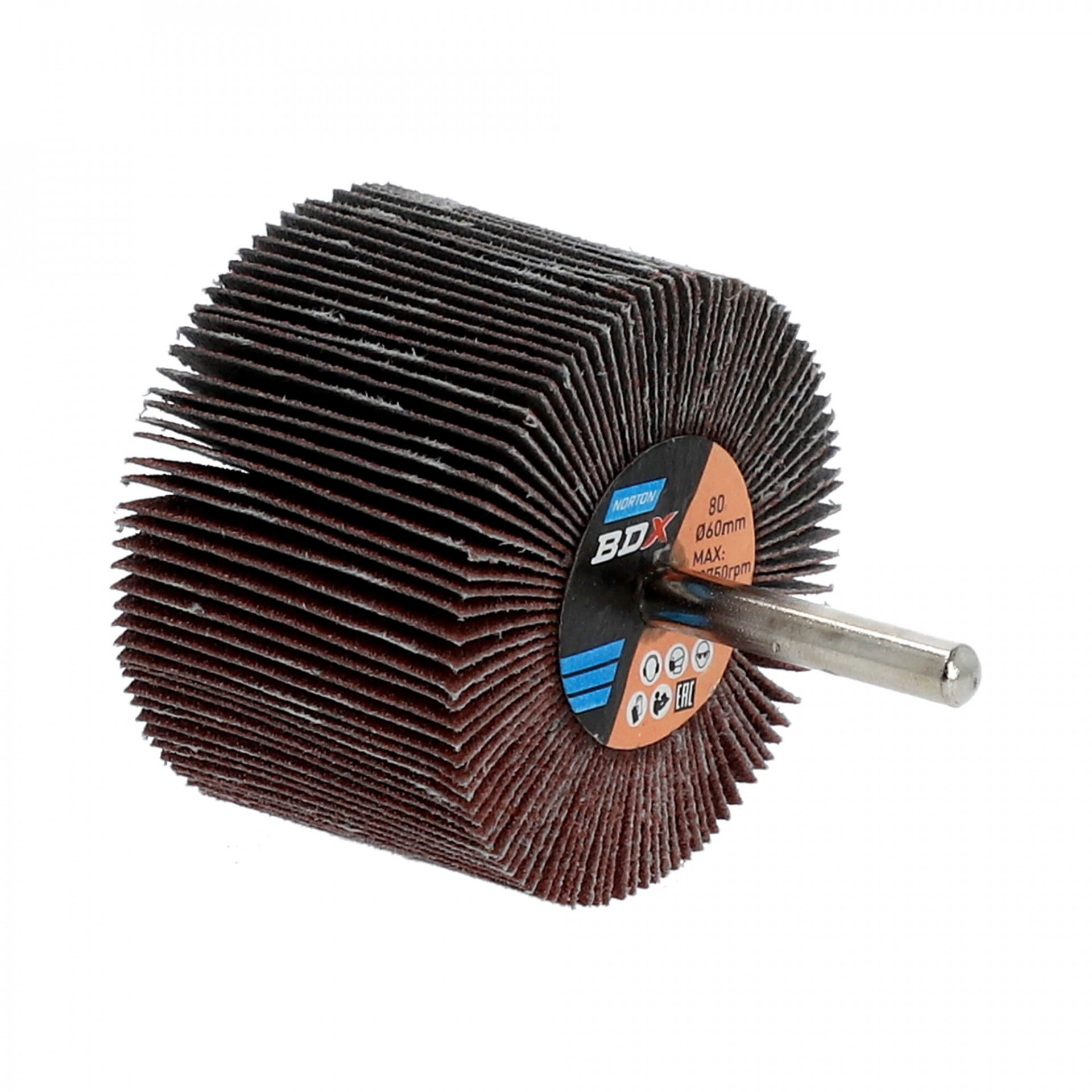 Norton Metal R207Plus csapos lamellás csiszolókorong Ø60x40x6mm P80, 10 db/csomag termék fő termékképe