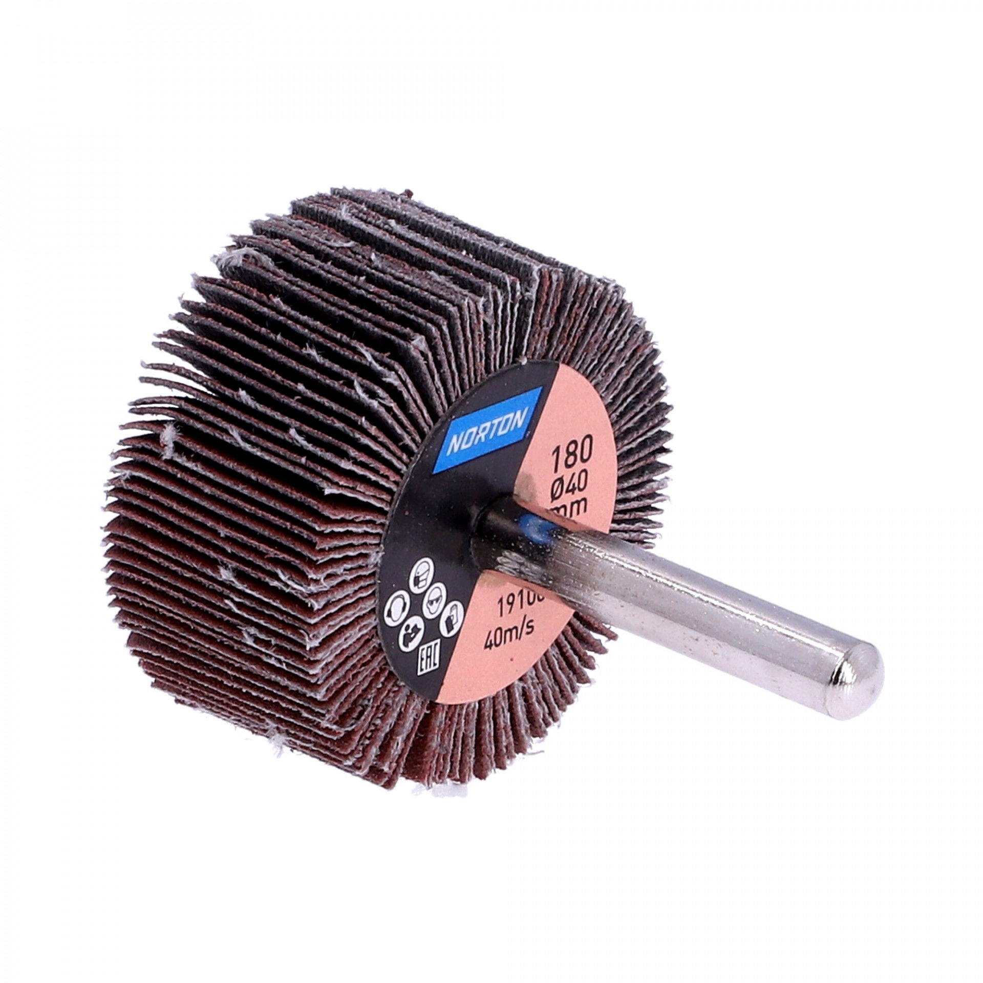Norton Metal R207Plus csapos lamellás csiszolókorong Ø40x20x6mm P180, 10 db/csomag termék fő termékképe