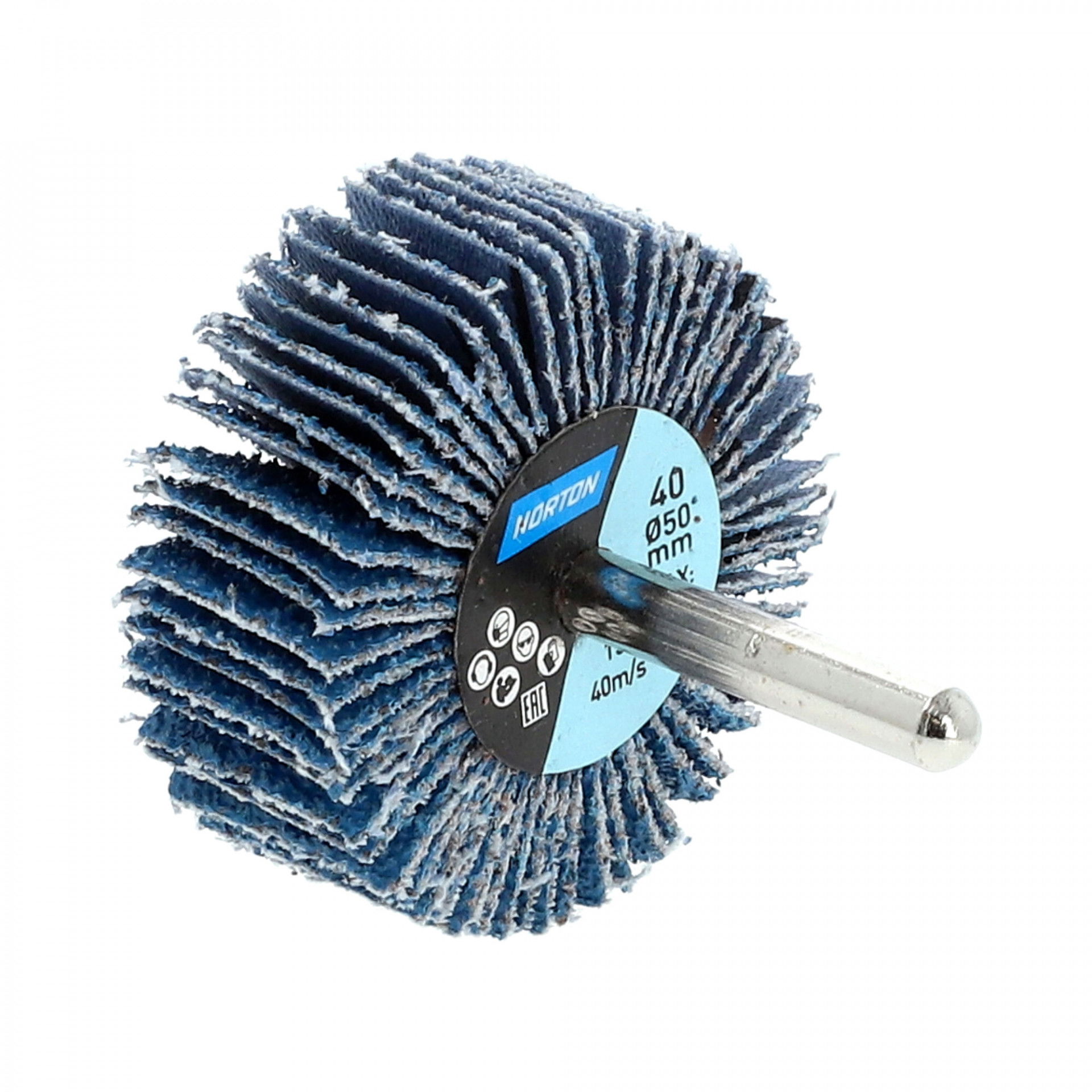 Norton X-Treme R822 csapos lamellás csiszolókorong Ø50x20x6mm P80, 10 db/csomag termék fő termékképe