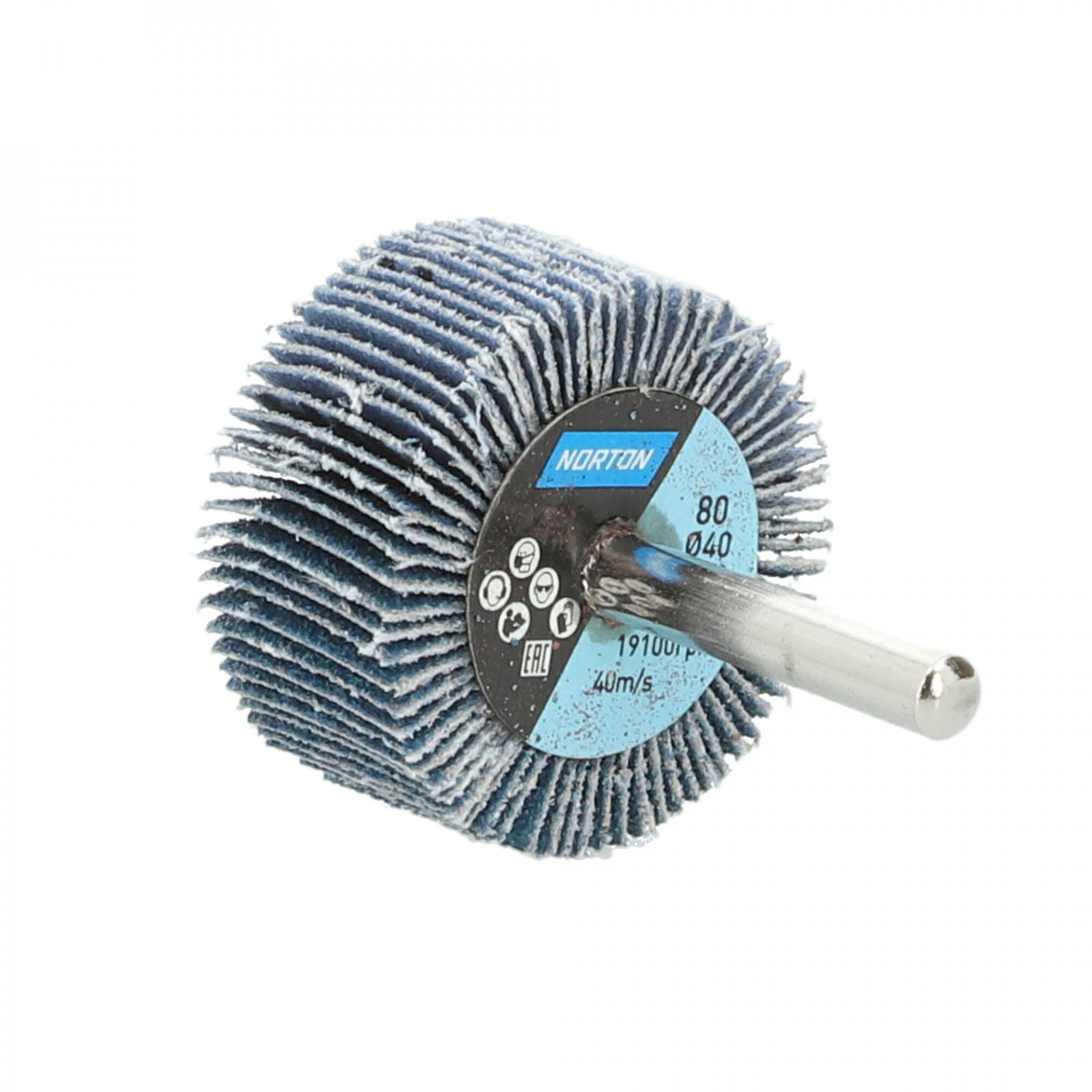 Norton X-Treme R822 csapos lamellás csiszolókorong Ø40x20x6mm P80, 10 db/csomag termék fő termékképe