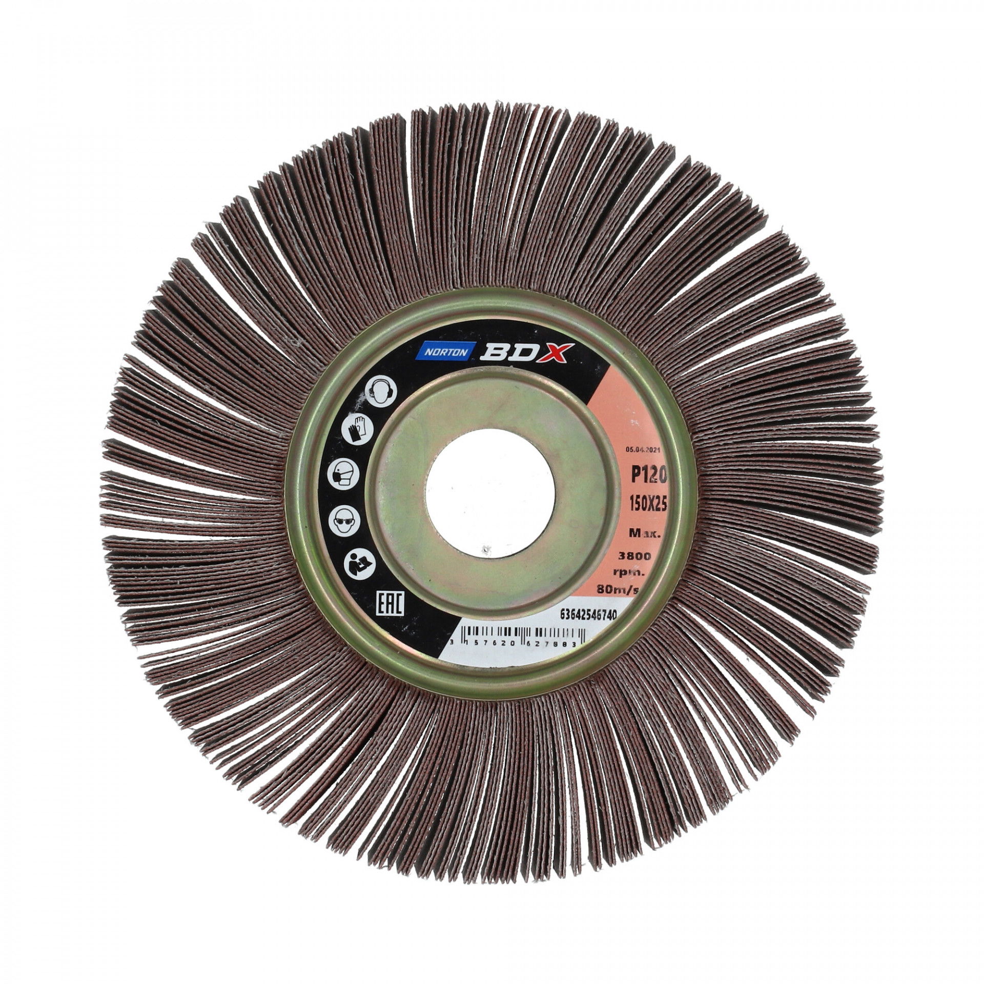 Norton R207Plus szaturnusz lamellás csiszolókorong Ø150x25x25mm P80 termék fő termékképe