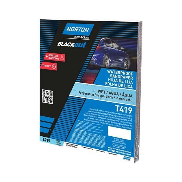 Norton T419 vízálló csiszolópapír 230x280mm P240, 200db/csomag termék fő termékképe