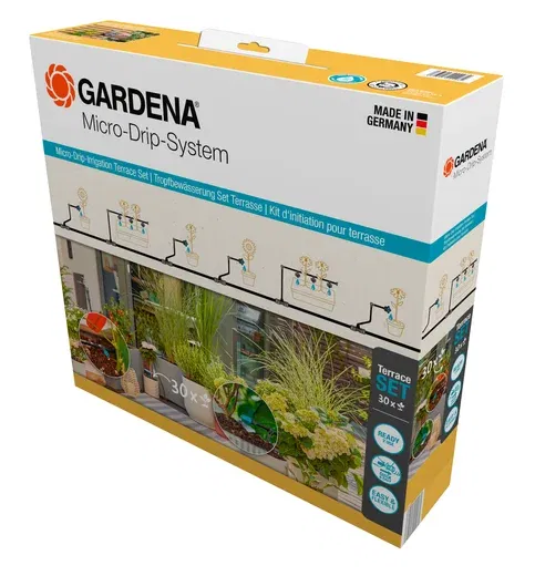 Gardena Micro-Drip-System csepegtető öntözés készlet cserepes növényekhez, M méret (30 növényhez) termék fő termékképe