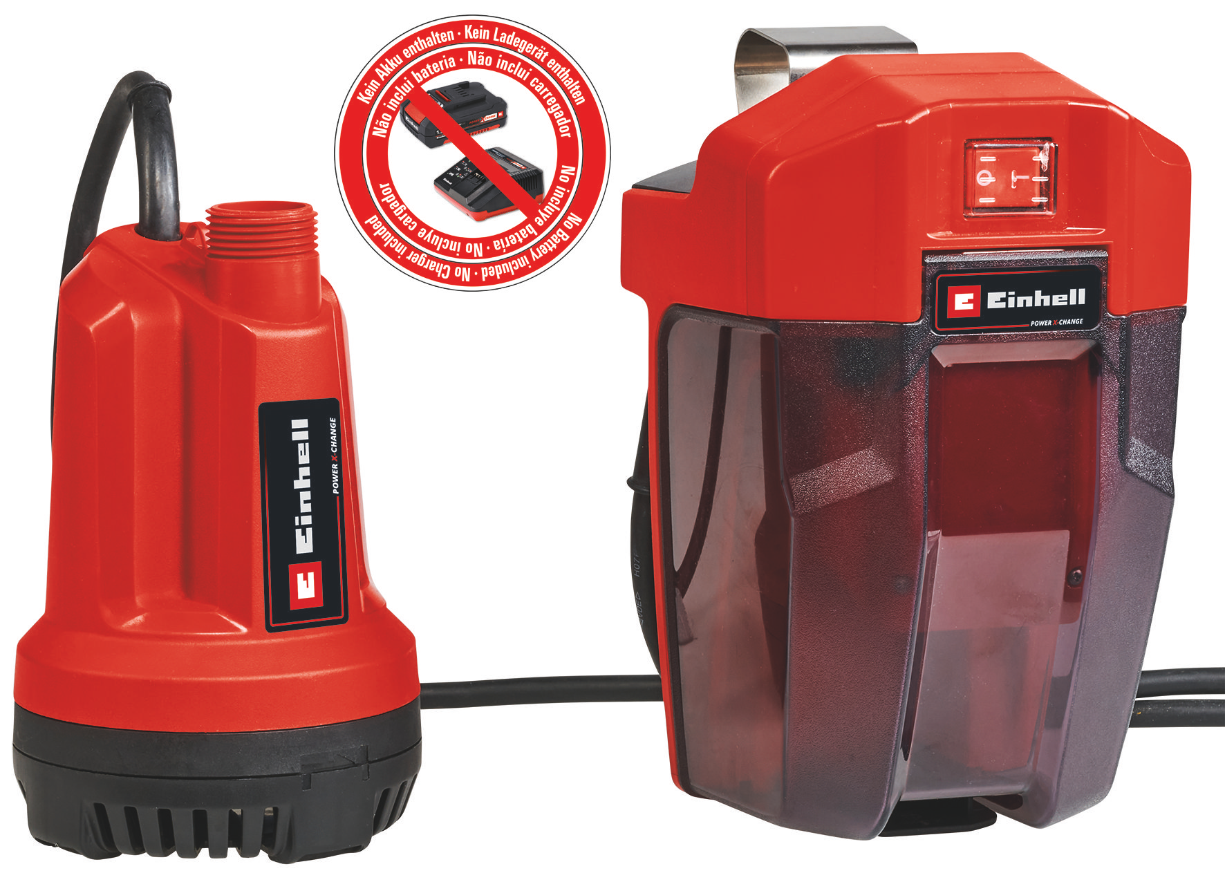 EINHELL GE-SP 18 Li - Solo akkus búvárszivattyú tiszta vízhez (akku és töltő nélkül) termék fő termékképe