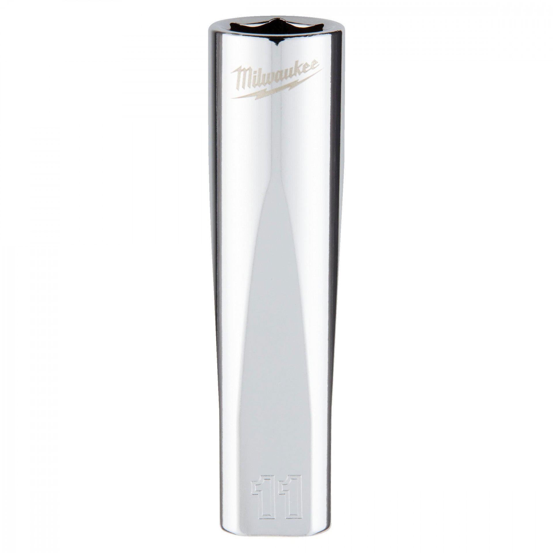 Milwaukee FOUR FLAT™ oldalú 3/8"-os dugókulcs fej, hosszú, 6-lapú, 11 mm termék fő termékképe