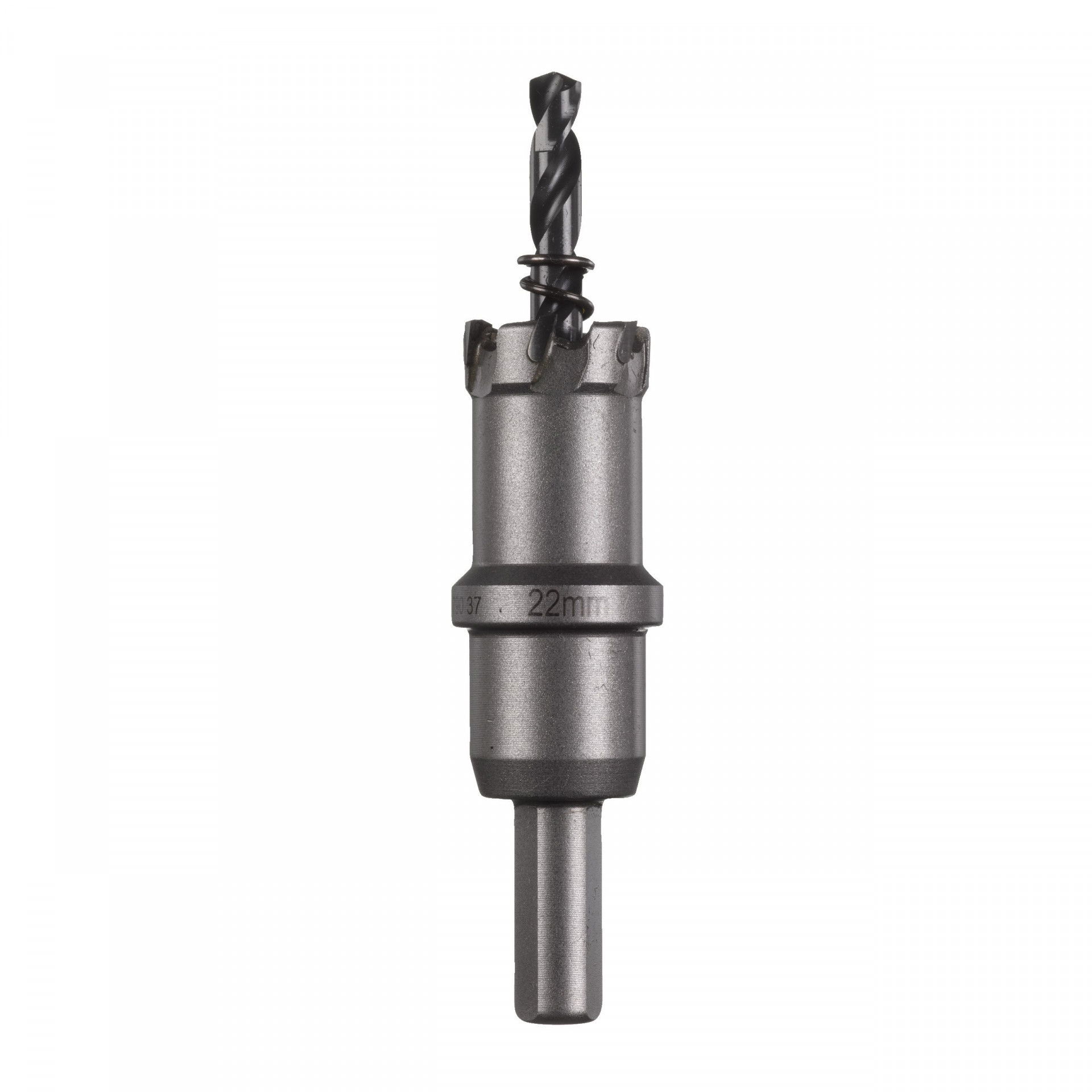 Milwaukee TCT rozsdamentes acél lyukfűrész, 10 mm-es 3-oldalú befogás, Ø22 mm termék fő termékképe