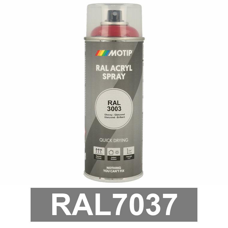 Motip Ipari festék spray, RAL7037, 400 ml termék fő termékképe
