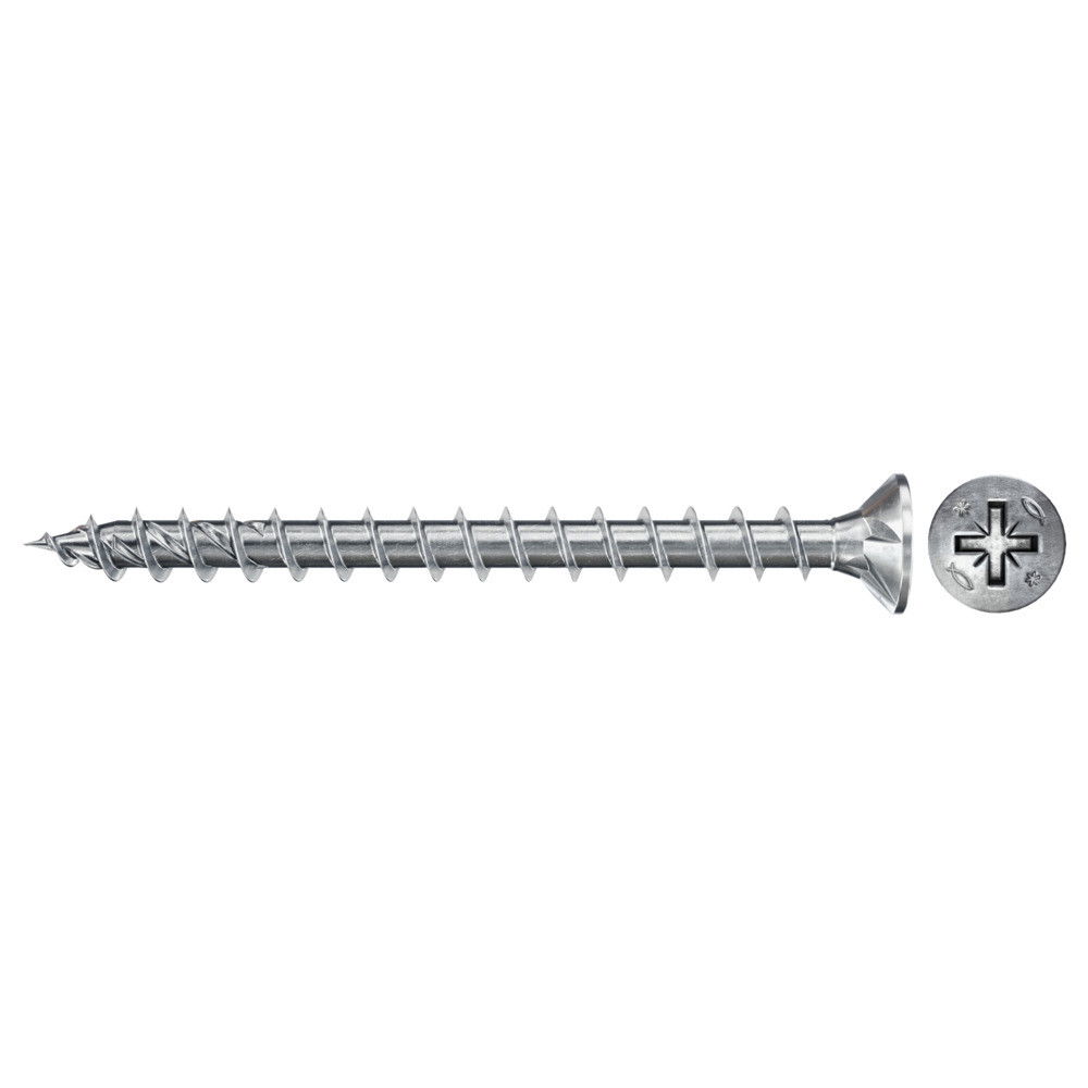 Fischer FPF II CZF 4.5 x 45 BC 500 süllyesztett fejű, kékre horganyzott végigmenetes csavar, PZ behajtással, 500 db/csomag termék fő termékképe