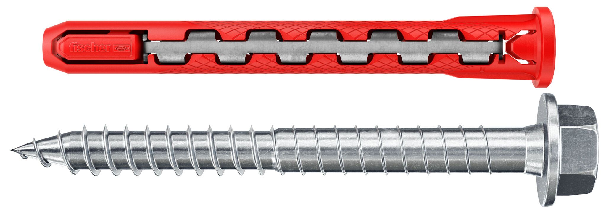 Fischer HybridPower műanyag-acél dübel 10 x 90 FUS (10) - hatlapfejű csavarral, 10 db/csomag termék fő termékképe