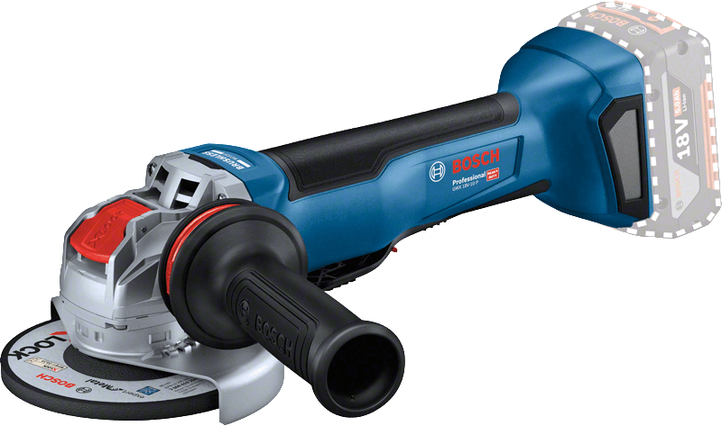 Bosch GWX 18V-10 P X-LOCK akkus szénkefe nélküli sarokcsiszoló (akku és töltő nélkül) termék fő termékképe