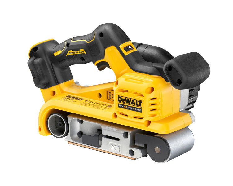 Dewalt DCW220P2 akkumulátoros szalagcsiszoló (2 x 5.0 Ah Li-ion akkuval, TSTAK kofferben) termék fő termékképe