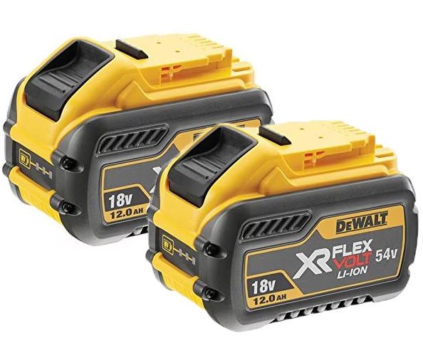 Dewalt DCB548Y2 18/54 V 12.0 Ah XR FLEXVOLT akkumulátor, 2 db/csomag termék fő termékképe